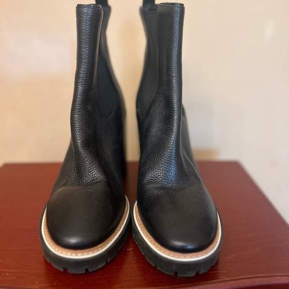 Black Tory Burch platform heel Chelsea boot - Picture 9 of 9